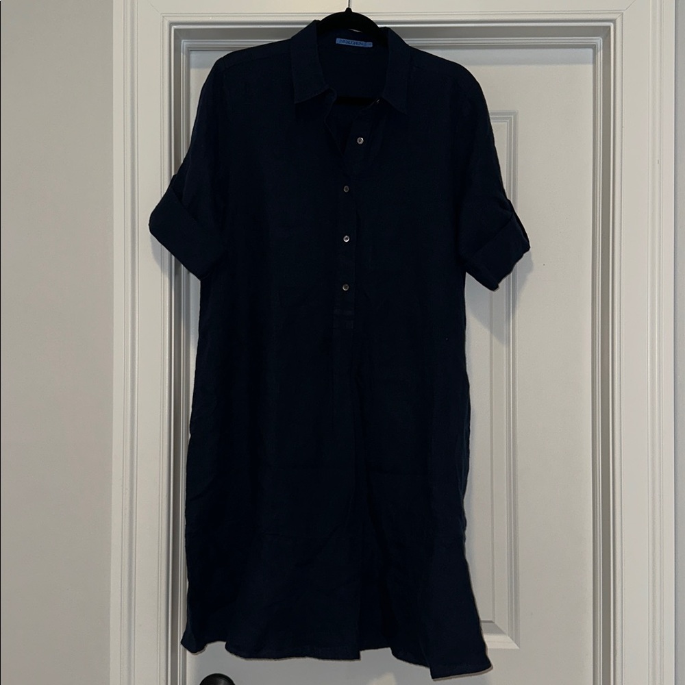 J. McLaughlin Wellesley Dress, Size M, Navy